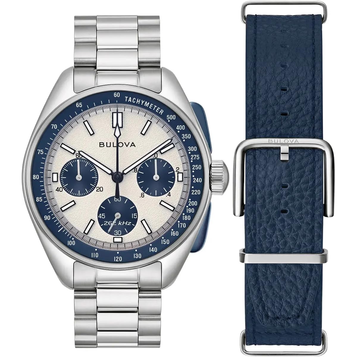 

Годинники BULOVA Архів серії Архів серії Lunar Pilot Chronograph Lunar Pilot Chronograph 98K112 зі змінним ремінцем [Bulova] для чоловіків