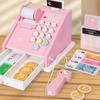 Kids Cash Register Supermarket Toy Set with Scanner Calculator Checkout Counter Kid Pretend Play Supermarket Toy Gift