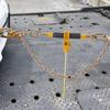 Ratchet Chain Binder 2PCS, 3/8"-1/2" Heavy Duty Load Binders, with G80 Chains 12000 lbs Secure Load Limit, Labor-saving Anti-skid Handle, Tie Down