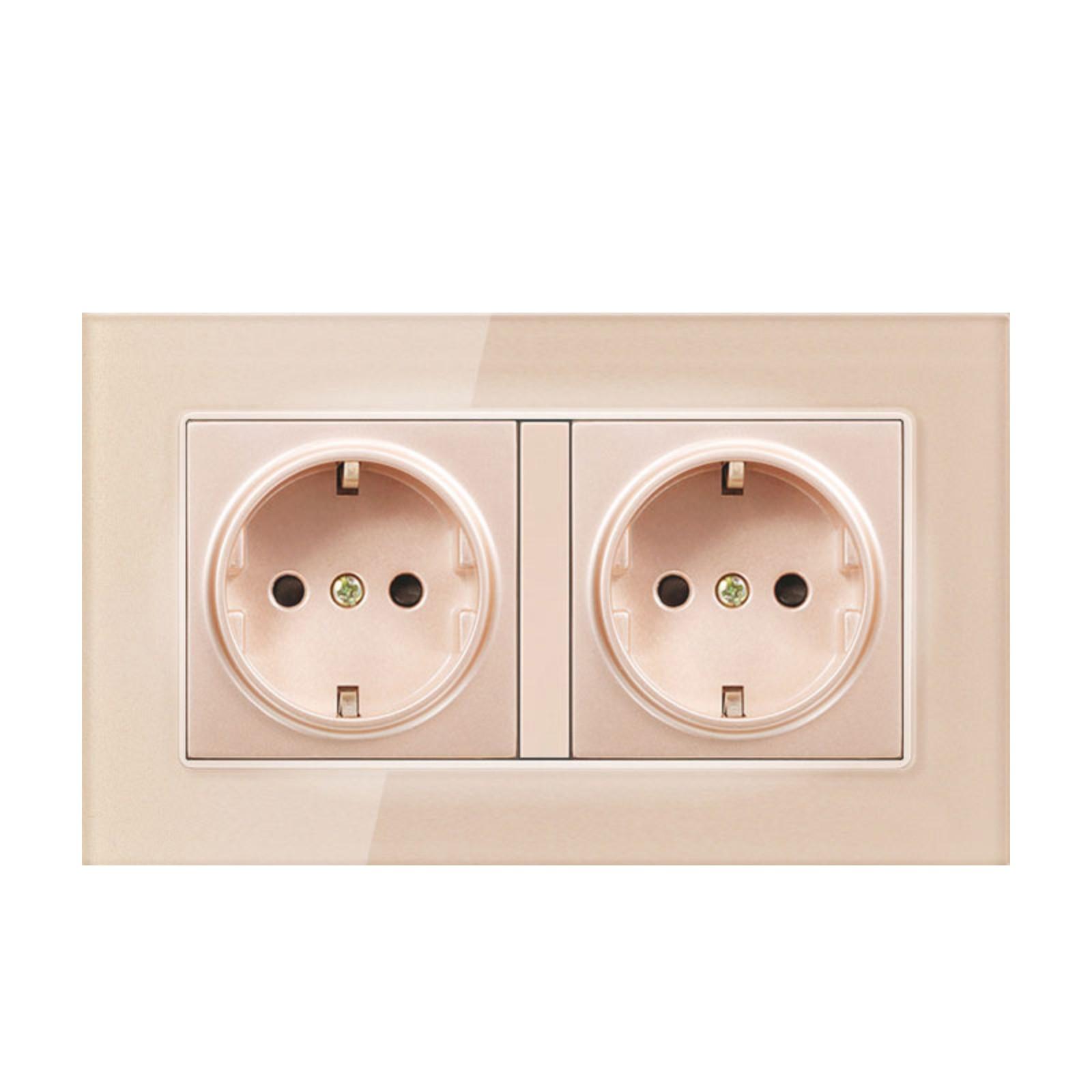 

Європейський стандарт настінної розетки. Панельна розетка з круглим отвором One Size