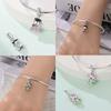 Copper Bear Series Charms Pink Heart Flowers Cat Bead Fit Original Bracelets Diy Jewelry Fine Gift For Women Daily Matching