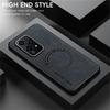 WANLONFENG YBP Series For Honor 200 Lite Magnetic Case with Tempered Glass Film PU+TPU Phone Cover Large Cutout