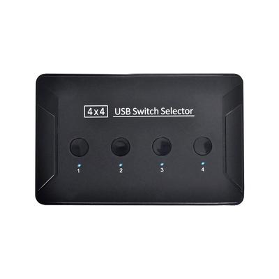 Cablecc KVM USB Switch Selector 4 Ports Share 4 Devices for PC Keyboard Mouse Scanner Printer 3.0