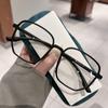 Transparent Optical Glasses for Men Women Large Square Frame Clear Lens Computer Eyewear Simple Optical Spectacle Eyeglasses