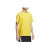 Adidas Graphic Short Sleeve T-Shirt Soft Skin-Friendly Solid Color Comfortable Lightweight Unisex Tops Yellow KC3061