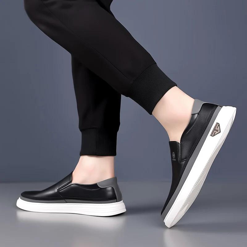 Fashion Men All-match Loafers 2024 New Driving Shoes Mens All-match Sneakers Summer Lightweight Man Stylish Flats Breathable Men Shoes