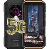 Telephone Portable Incassable 5G Ulefone Armor X32 Pro 16+256Go 6500mAh 5,65" 64MP Caméra Smartphone Robuste Dural SIM/NFC Orange