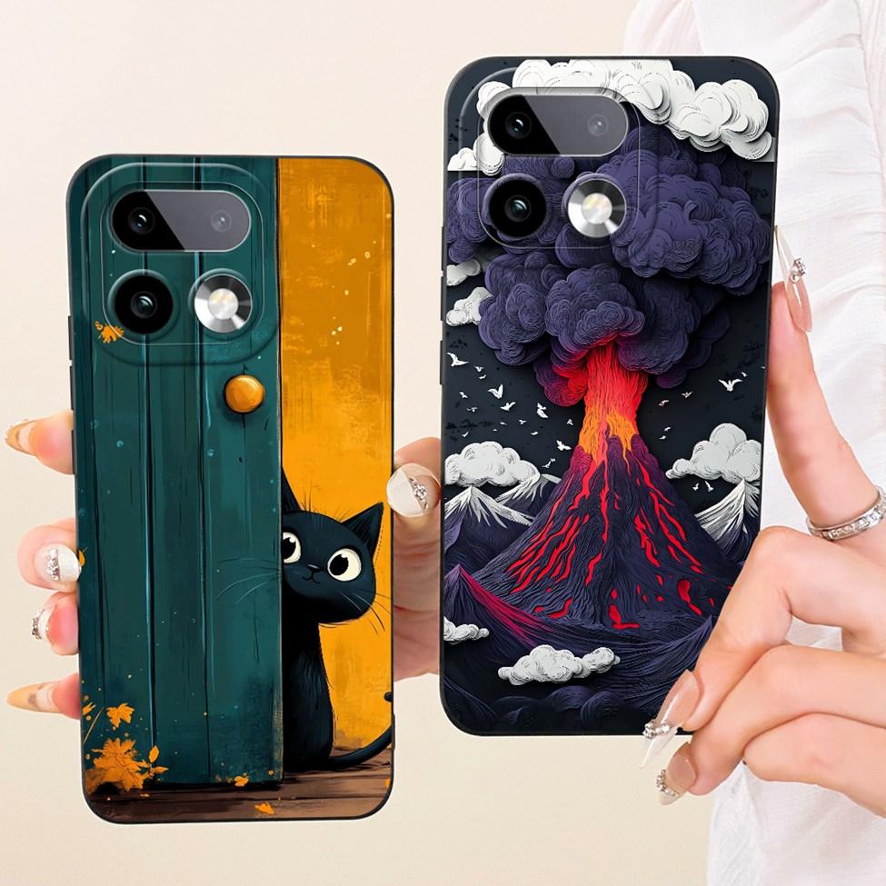 For Realme 16 Pro Plus Case Cover Cute Kawaii Luxury Fashion Flowers Painted Silicone Casing For Realme RMX5131
