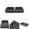 Stainless Steel Soap Holder Black Silver Gold Wall Mount Soap Tray Round Corner Rustproof Soap Drain Rack