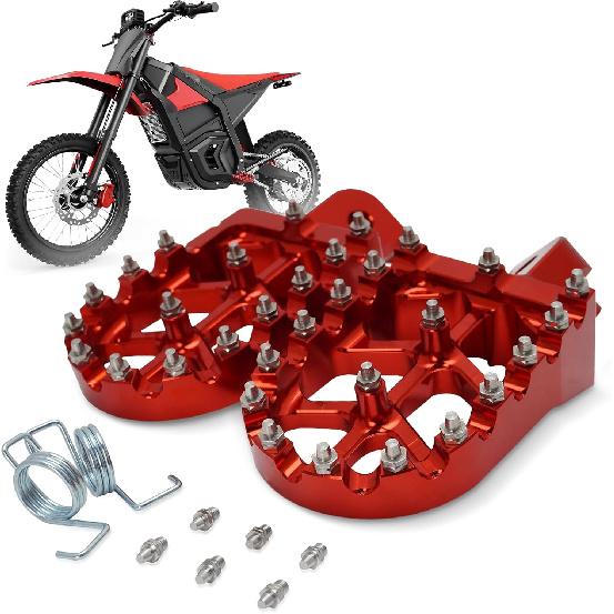 Ebike Footpegs for Yozma In 10 2025 Foot Pegs Electric Dirt Bike E-Bike Black