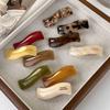 Retro Simple Wavy Acetate Shape Hair Clips Woman Girls Sweet Exquisite HairPins Colorful Barrettes Fashion Hair Accessories New