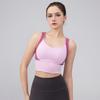 2025 Summer Sports Bra: Fixed Cup, Medium Intensity Yoga & Running Bra for Women