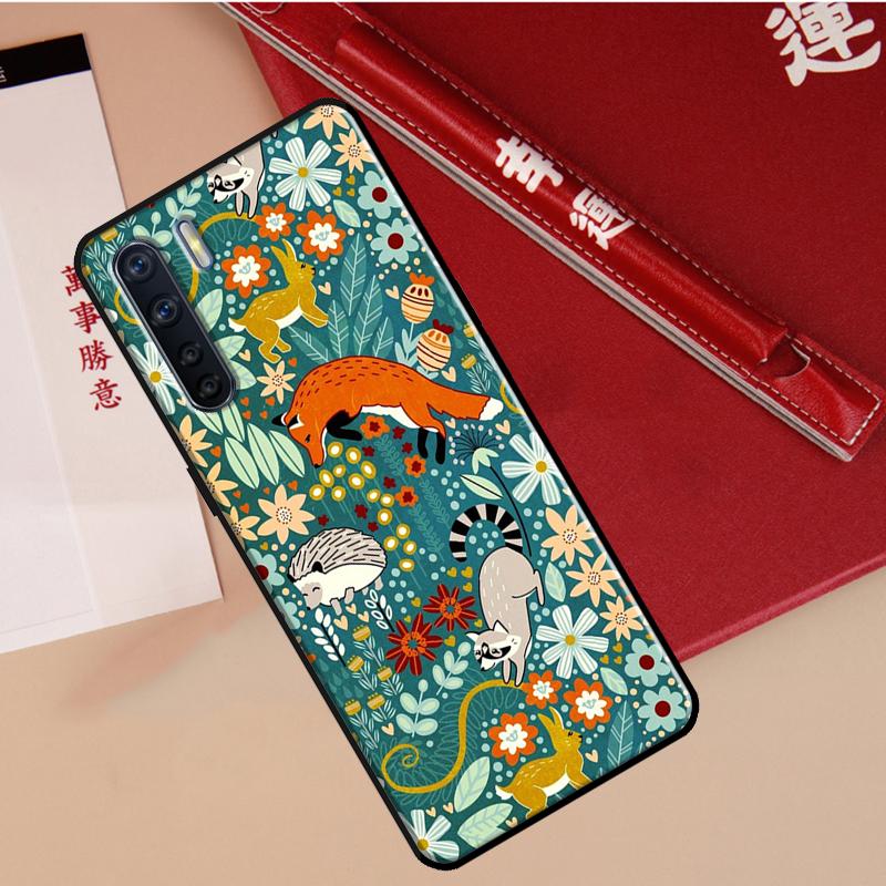 Funny little raccoon Case For Oppo A78 A38 A80 A60 A40 A18 A98 A58 A96 A76 A16 A94 A74 A54 A15 A17 A57 A77 A5 Pro