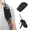 600D Taktik Walkie Talkie Kılıfı Siyah Oxford Molle Radyo Kılıfı Taşınabilir Açık Avcılık Spor telefon tutucu Interkom Kılıf