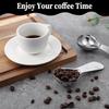 2 Pcs 2 Tbsp Scoop, Stainless Steel 2 Tablespoon Capacity, 30ml Short-Handled Coffee Scoop for Ground Coffees Fits ide Canisters