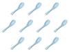 Lot de 10 cuillères à riz frit bleues x Cuillère chinoise Setomonohonpo [17.3 4cm]