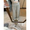 Stripe Pants Idle Style Drape Straight Casual Pants Women Autumn Versatile Loose Slimming Wide-Leg Pants Mop Pants