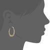 New 925 Silver Earrings Hollow Fashion Big Earrings 18k Gold Earrings For Women Charm Jewelry Gift