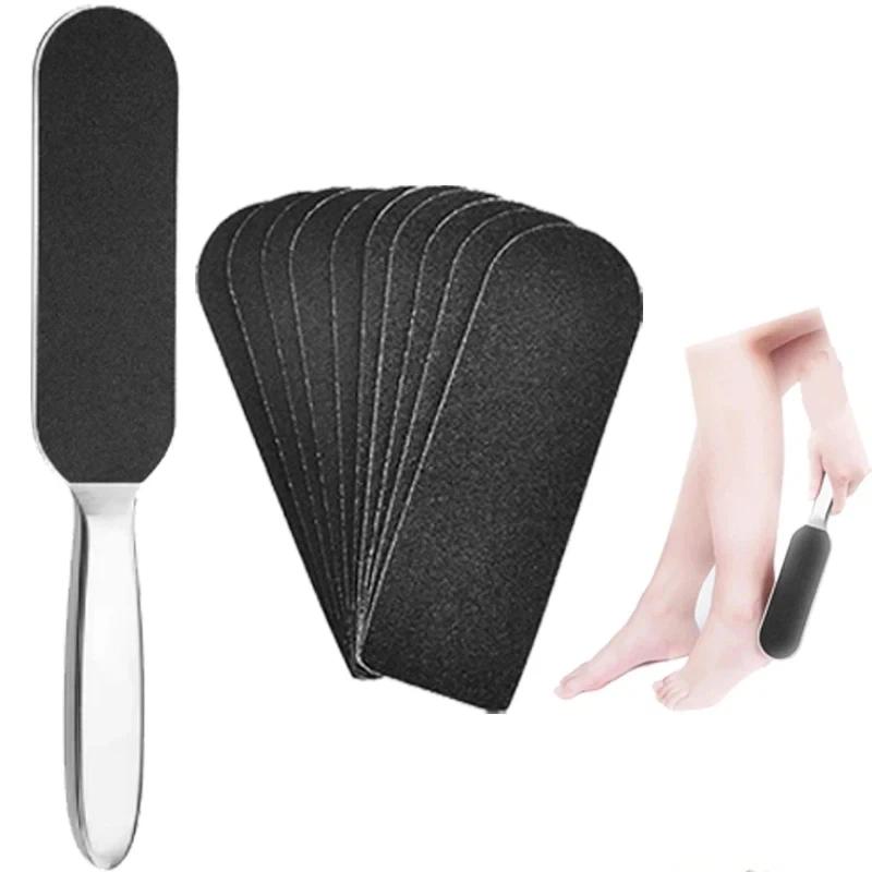 10/11Pcs Foot-Care-Tool Foot Files Replace Sanding Cloth Pedicure Feet Files File-Calluses-Remover Dead Skin Foot Rasp