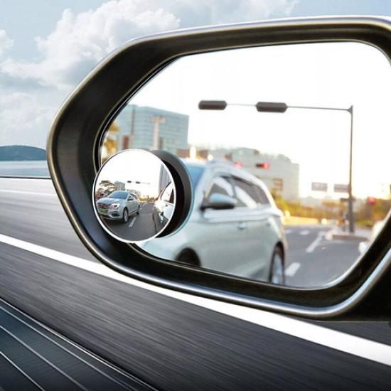 2PCS 360° Wide Angle Blind Spot Mirror Auto Convex Rear Side View Car Truck SUV