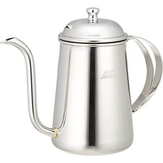 Kalita Coffee Pot Stainless 700ml Narrow Spout Nozzle Direct Fire Made Japan SS Kettle 700 #52272 Drip Teapot Maker Server Barley Tea Water Retro Cute