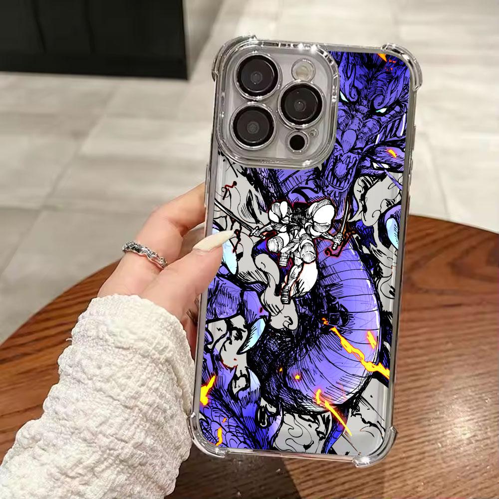 Japan O-One Piece Art Soft Funda For iPhone 17 Pro 16 15 14 13 12 11 Pro Max Case 17 Plus 17E 16E 17Air Protection Phone Cover