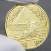 Egyptian Pharaoh Commemorative Coins, Sphinx, Commemorative Coins, Pyramid Culture Commemorative Coins, Gold Plated, Commemorative Medals