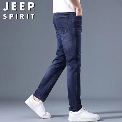 JEEP SPIRIT Men's Straight Fit Casual Jeans