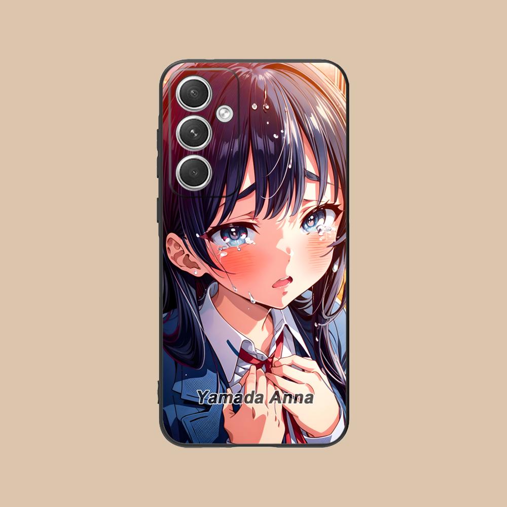 Bokuyaba Anna Yamada Phone Case for Samsung Galaxy S25 S24 S23 S22 S21 S20 Note20 Plus FE Ultra Colour Printing Pretty Cover
