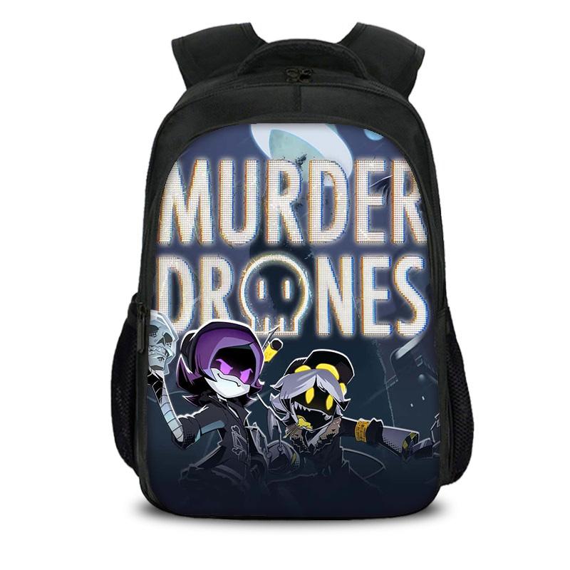 Murder Drones Double Layer Backpack Durable Trendy Versatile Large Capacity  School Boy and Girl Birthday Best Gift