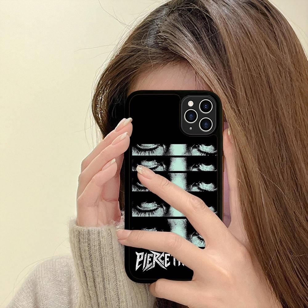 P-Pierce The Veil Band Phone Case For IPhone 17 16 15 14 13 Plus 12 11 Pro Max PC+TPU Cases Back Cover