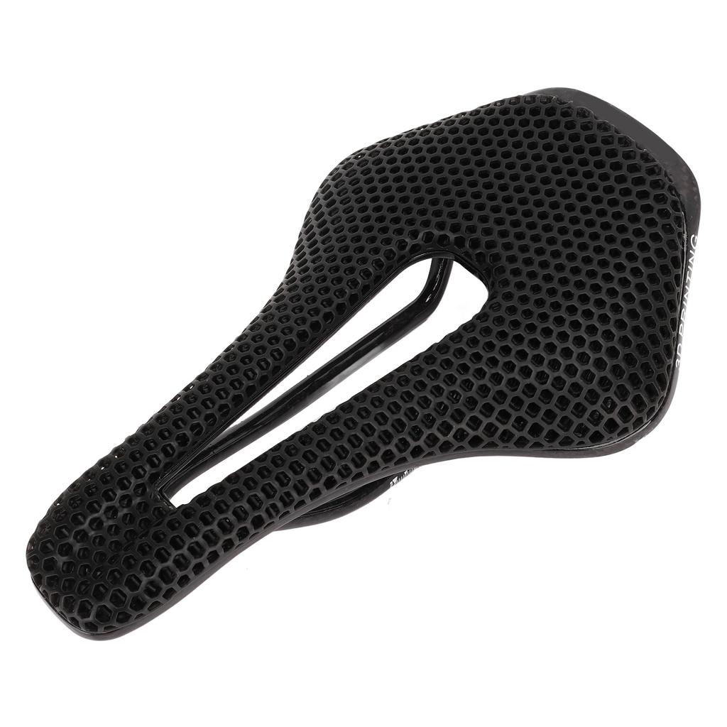 Bike Saddle 3D Printed Beehive Structure Middle Hollow Cycling Saddle Lightweight Breathable Racing