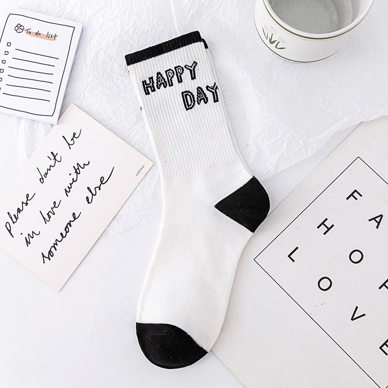 

Фиолетовые хлопковые носки, модные спортивные носки с героями мультфильмов, весенние и летние носки