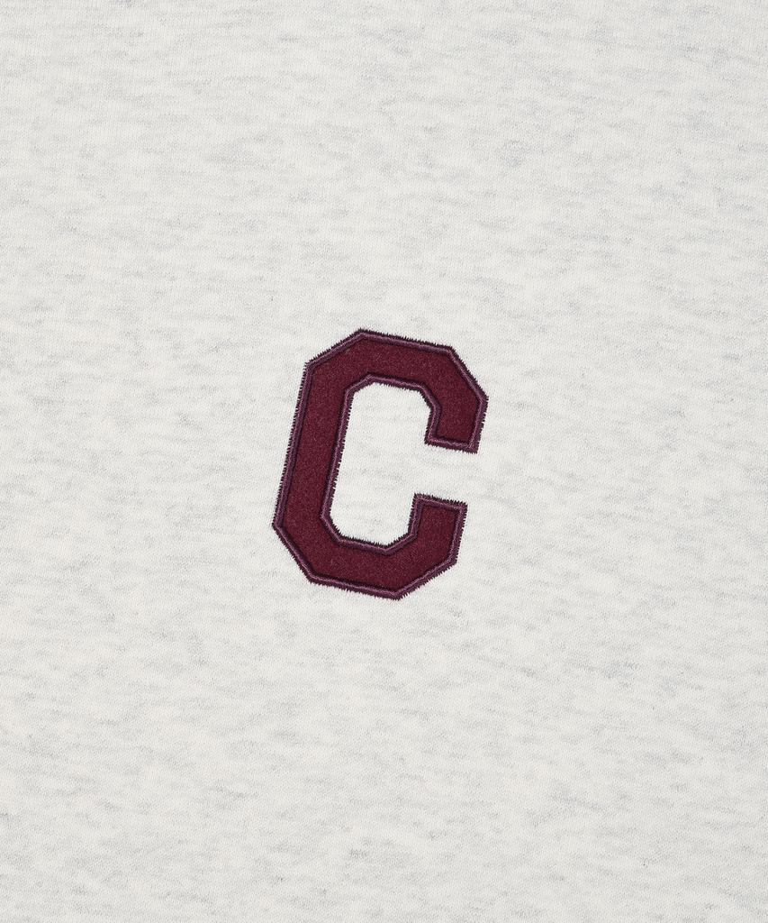 COVERNAT C Logo Half-Zip Sweatshirt Oatmeal