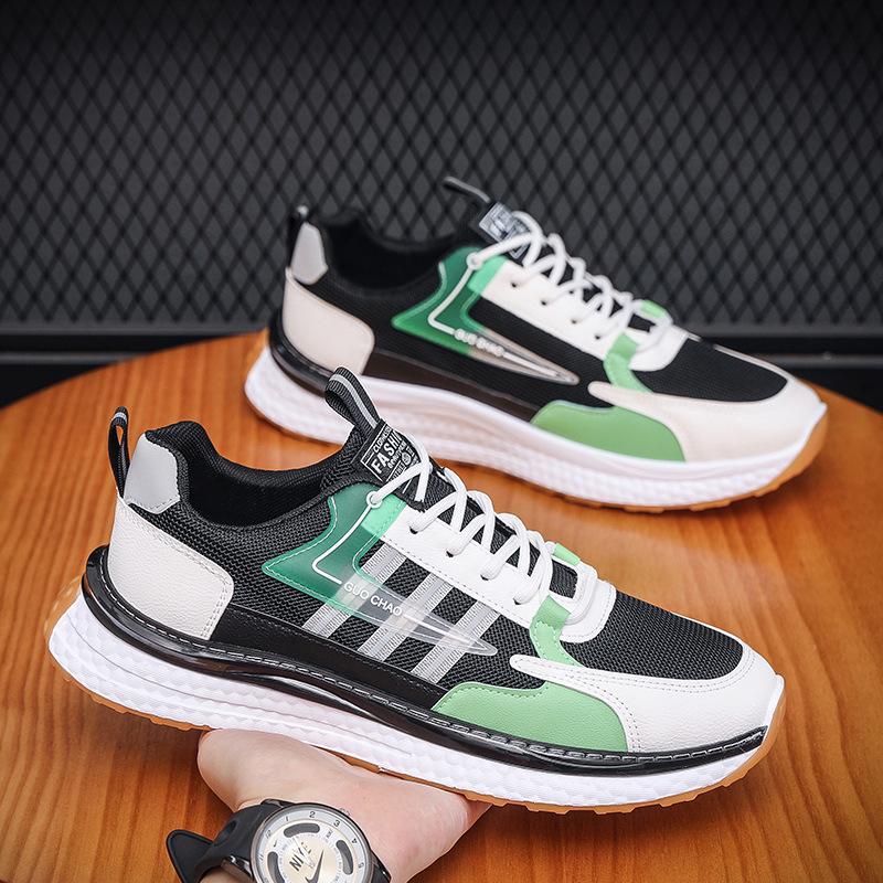 

Summer Men s Four Seasons Double Mesh Microfiber Leather Really Explosive Fashion Versatile Outdoor Leisure Sports Running Men s Shoes 44