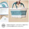 Silver & Style Portable Foldable Bath Basket for Toiletries, Drainer, Perfect for Public Baths, Hot Springs, and Baths (Gray)