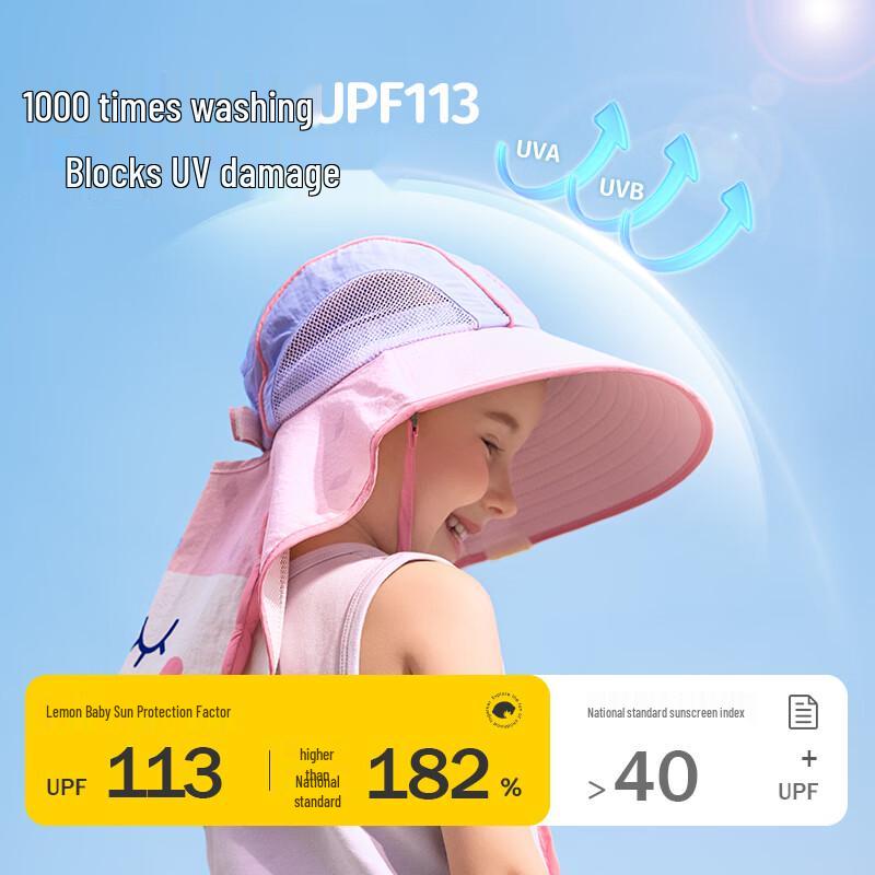 Kids UV Protection Wide-Brim Sun Hat