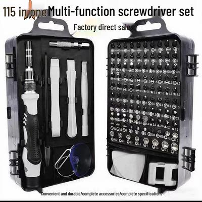 115-in-1 Präzisionsschraubendreher-Set für Uhren-, Computer-, Mobiltelefon- und Elektronikreparaturen