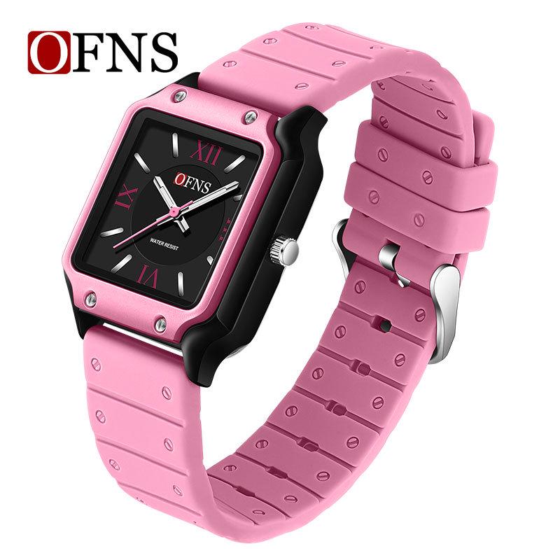 OFNS Quartz Student Watch: Waterproof, Luminous Alloy for Exams