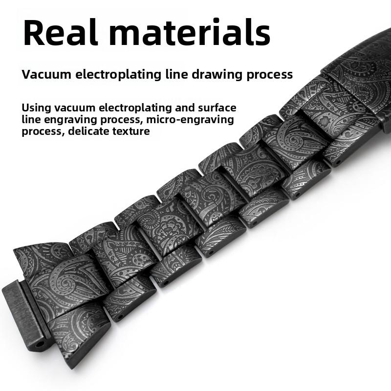 GX56 GX56BB Metallgehäuse Armband Mod Kit Für G-SHOCK Casio GX-56 GXW-56BB Edelstahl Lünette Armband gx56 retro Paisley Muster Set
