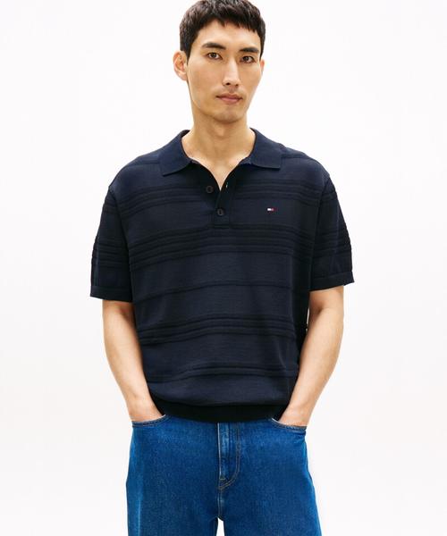 TOMMY HILFIGER Cotton Blend Polo Shirt (T12G1Kpn260Mt2Dw5)