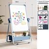 Portable Children's Magnetic Easel with Blackboard & Whiteboard for Graffiti