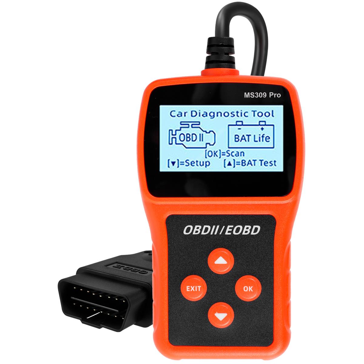 

Car Scanner Automotive Diagnostic Troubleshooter Professional Automotive Engine Trouble Code Reader Portable Auto Engine Tester помаранчевий