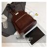 2025 American Retro Brown Large-Capacity Versatile Handbag Backpack