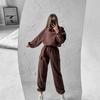 2025 Fall/Winter Women's Fashion Sportswear Casual Hoodie Set