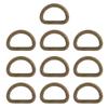 10pcs D Rings     Glossy Comfortable Small Compact Decorative Bag Buckles for   Crafts