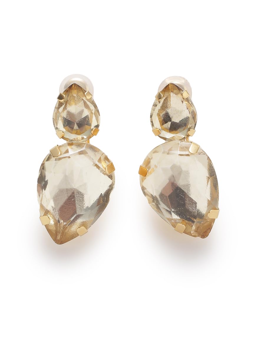 

rhinestone drop earrings