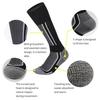 1 Pair Winter Warm Thickening Ski Stockings Hiking Socks For Women Men Outdoor Anti-Cold High Sports Stockings