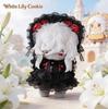 Schwarze Lilie Keks 20CM Cookie Run Kingdom Plüschpuppe Körper Anziehpuppen Stofftiere Puppen Figuren Geschenk für Erwachsene