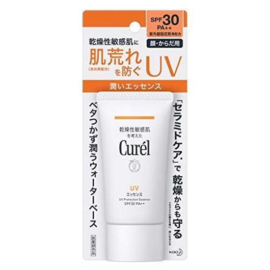Curel UV Cut Essence Quasi-Drug Sunscreen SPF30 / PA++ 50 grams (x 1)